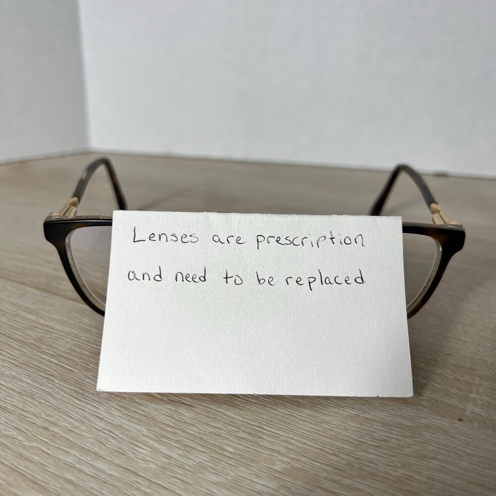 Jimmy Choo JC274 DXH Eyeglasses PARTS ONLY Tortoise Shell Frames Italy 145 - Picture 2 of 16